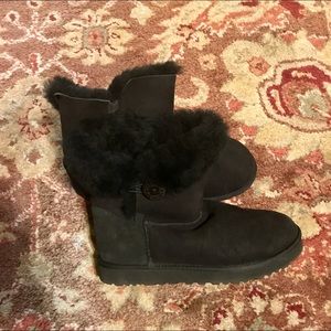 Black Ugg Boots size 10